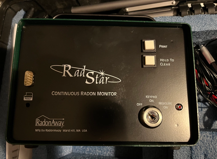 continuous radon monitor bellefonte pa